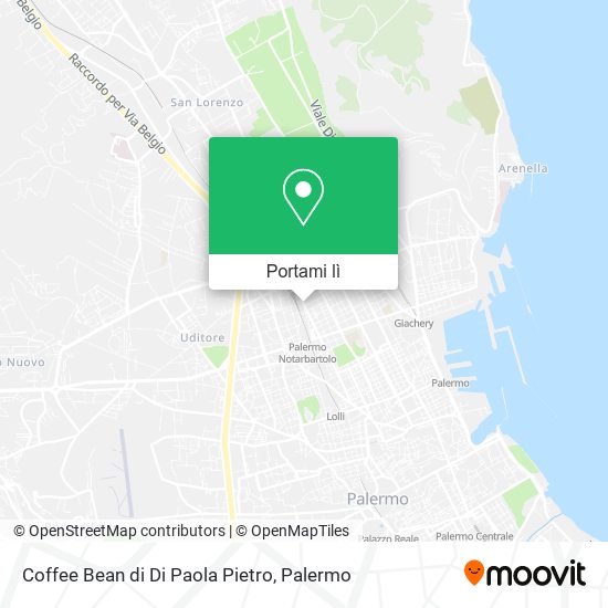Mappa Coffee Bean di Di Paola Pietro