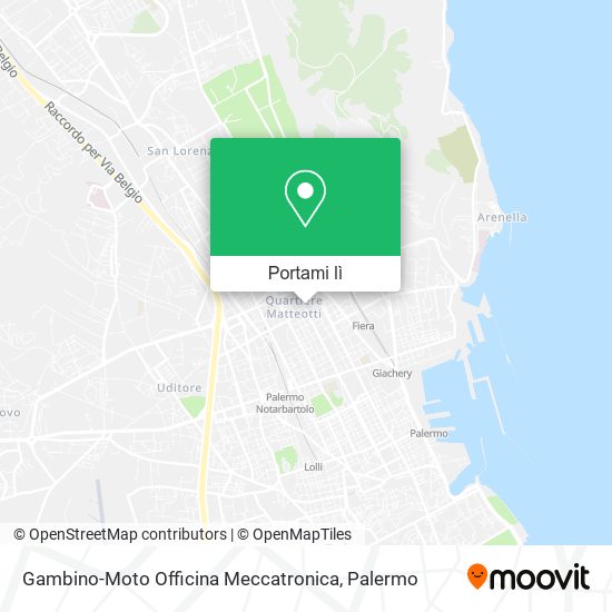 Mappa Gambino-Moto Officina Meccatronica
