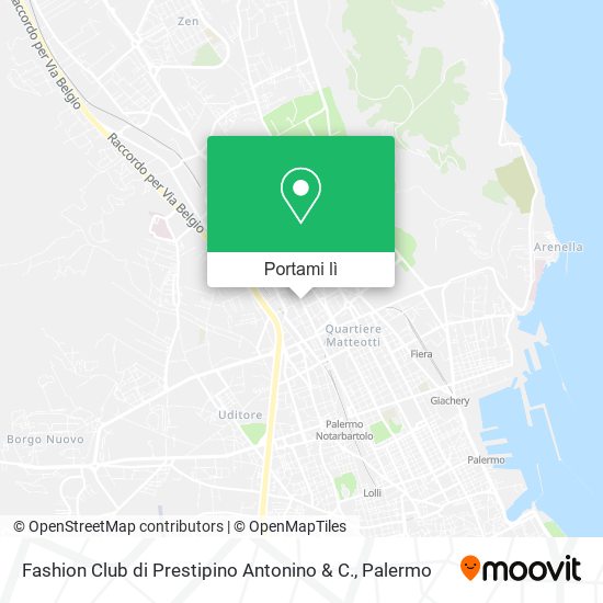 Mappa Fashion Club di Prestipino Antonino & C.