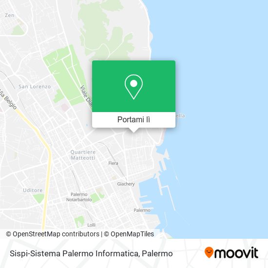 Mappa Sispi-Sistema Palermo Informatica