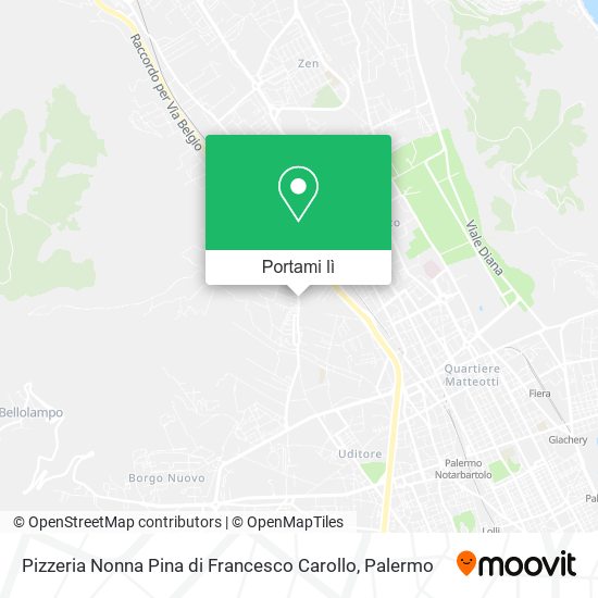 Mappa Pizzeria Nonna Pina di Francesco Carollo