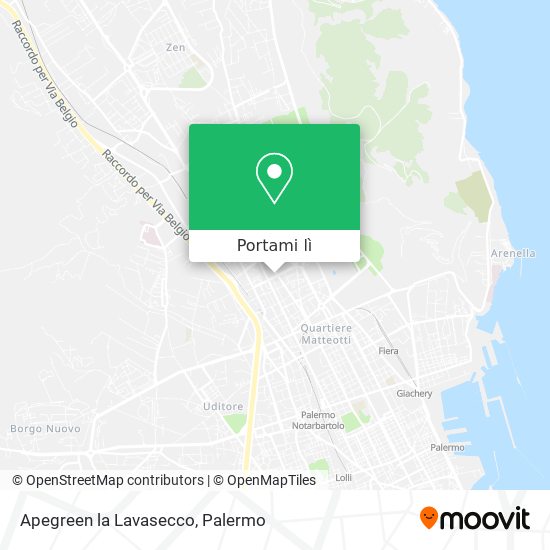 Mappa Apegreen la Lavasecco