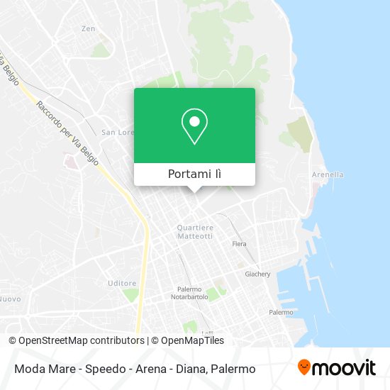 Mappa Moda Mare - Speedo - Arena - Diana