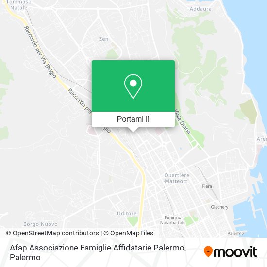 Mappa Afap Associazione Famiglie Affidatarie Palermo