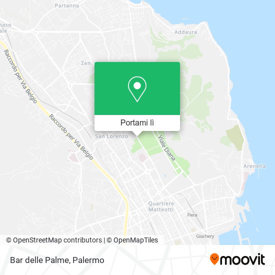 Mappa Bar delle Palme