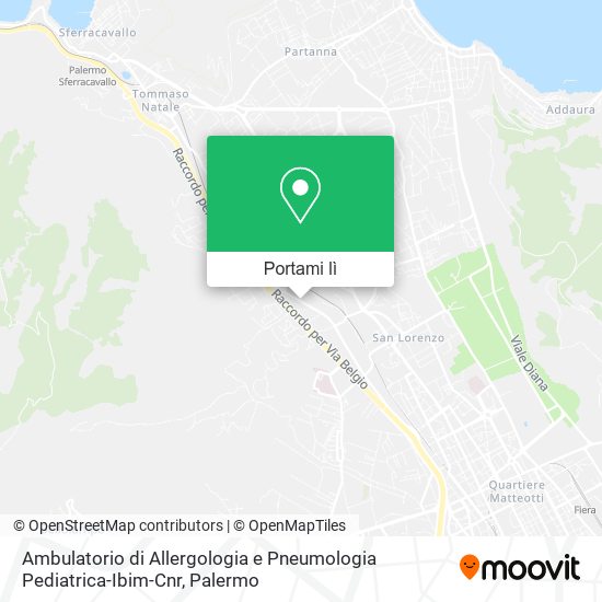 Mappa Ambulatorio di Allergologia e Pneumologia Pediatrica-Ibim-Cnr