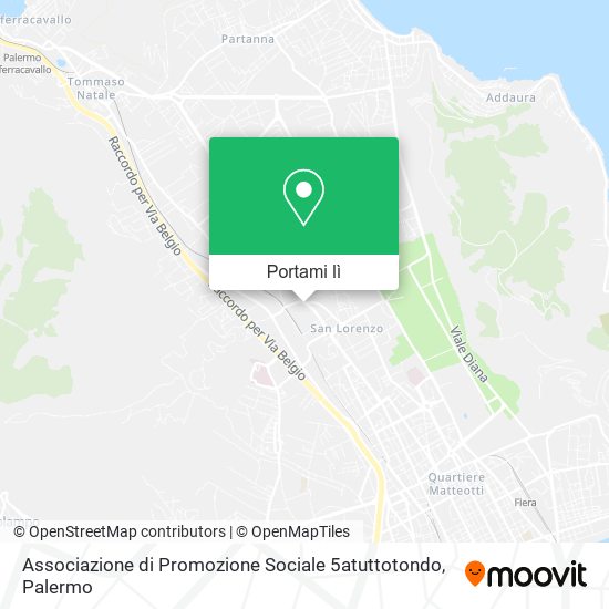 Mappa Associazione di Promozione Sociale 5atuttotondo