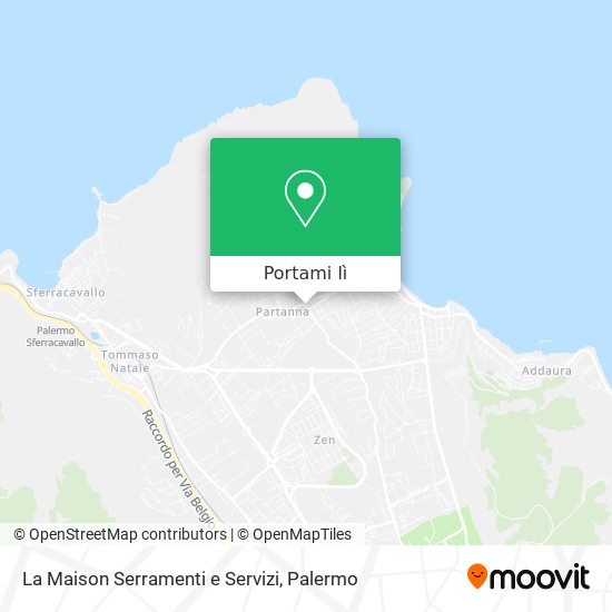 Mappa La Maison Serramenti e Servizi