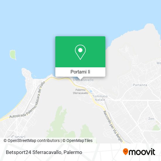 Mappa Betsport24 Sferracavallo