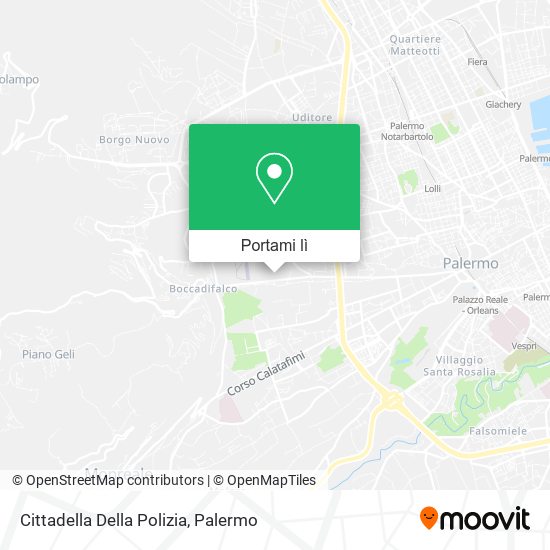 Mappa Cittadella Della Polizia