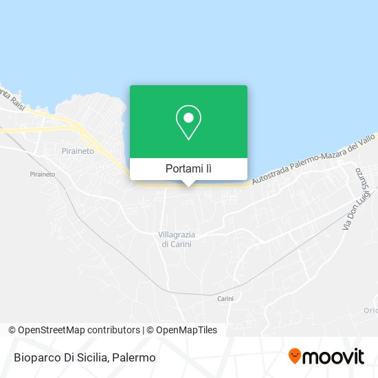 Mappa Bioparco Di Sicilia