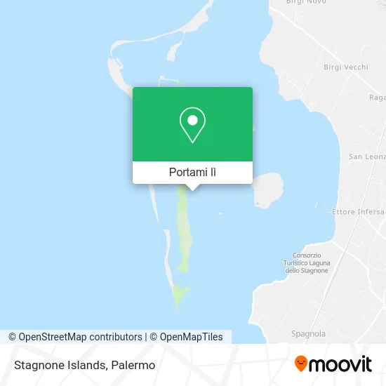 Mappa Stagnone Islands