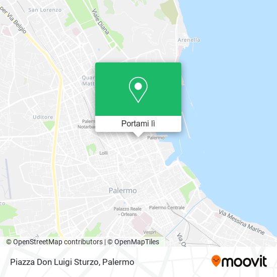 Mappa Piazza Don Luigi Sturzo