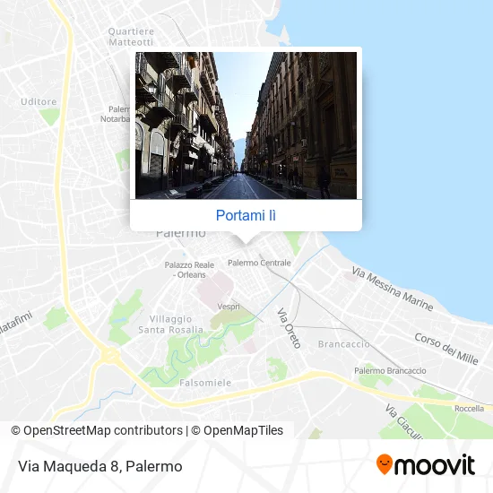 Mappa Via Maqueda 8