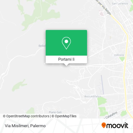 Mappa Via Misilmeri
