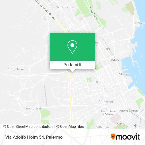 Mappa Via Adolfo Holm 54