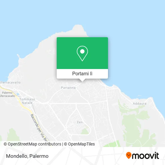 Mappa Mondello