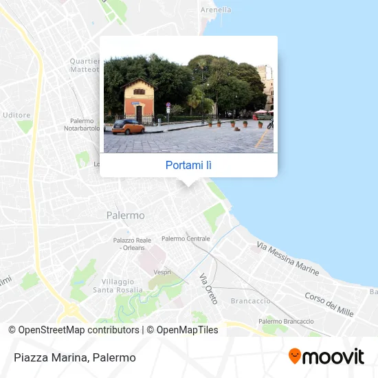 Mappa Piazza Marina