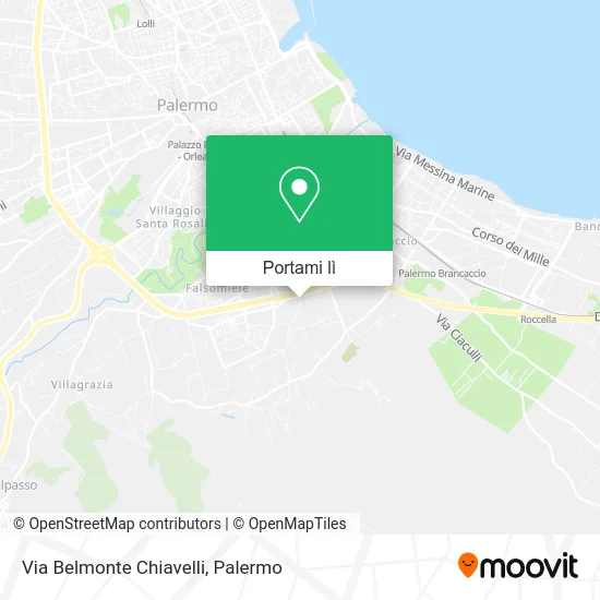 Mappa Via Belmonte Chiavelli