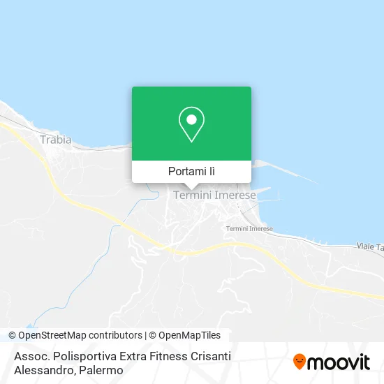Mappa Assoc. Polisportiva Extra Fitness Crisanti Alessandro