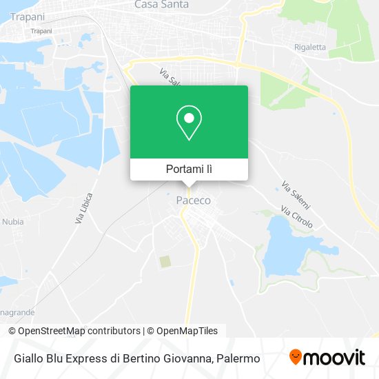 Mappa Giallo Blu Express di Bertino Giovanna