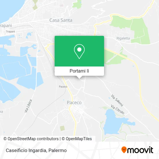 Mappa Caseificio Ingardia