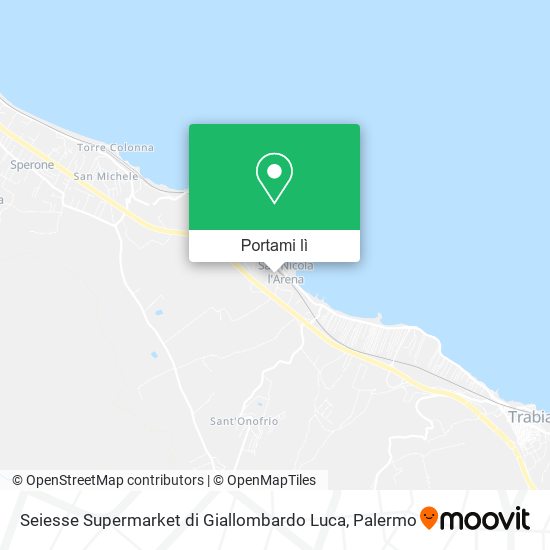 Mappa Seiesse Supermarket di Giallombardo Luca