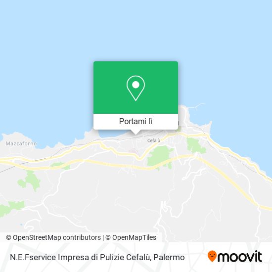 Mappa N.E.Fservice Impresa di Pulizie Cefalù