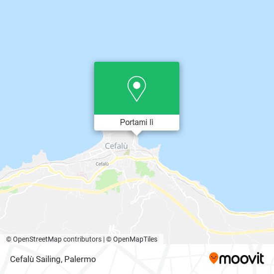 Mappa Cefalù Sailing