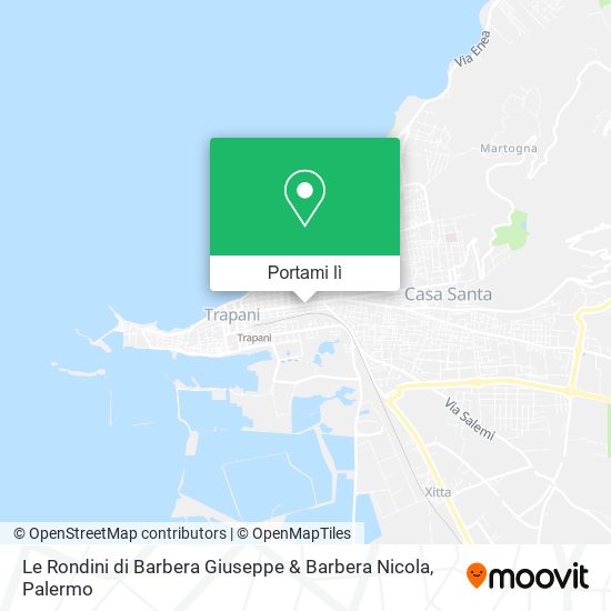 Mappa Le Rondini di Barbera Giuseppe & Barbera Nicola