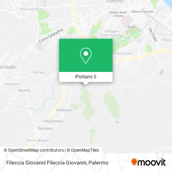 Mappa Fileccia Giovanni Fileccia Giovanni