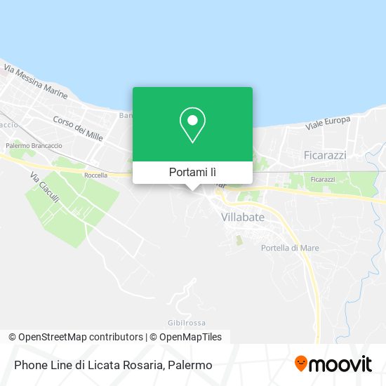 Mappa Phone Line di Licata Rosaria