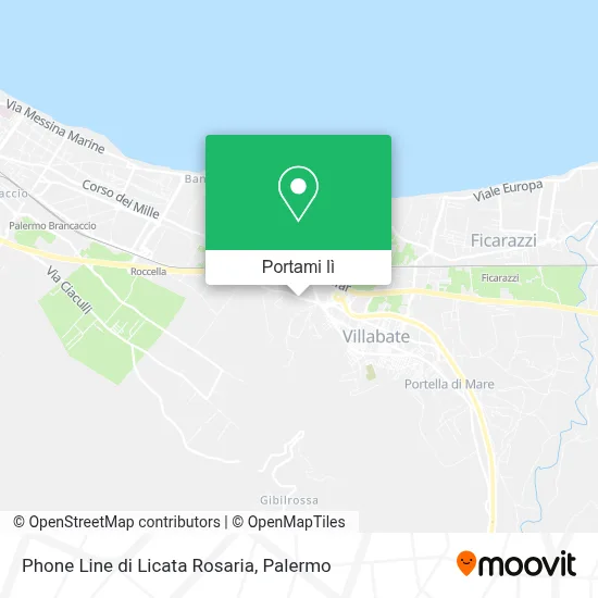 Mappa Phone Line di Licata Rosaria