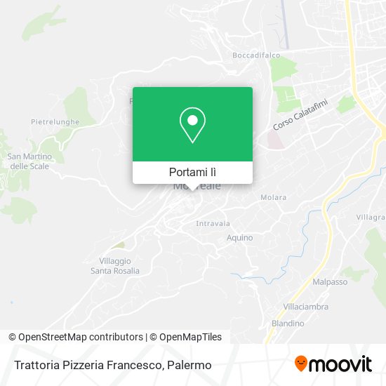 Mappa Trattoria Pizzeria Francesco