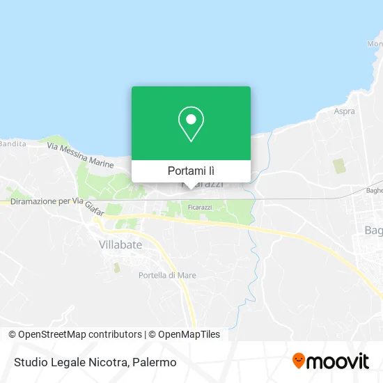 Mappa Studio Legale Nicotra
