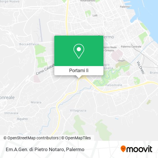 Mappa Em.A.Gen. di Pietro Notaro