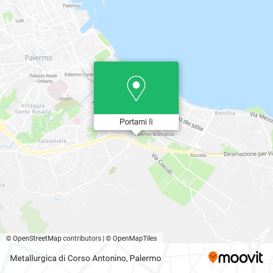 Mappa Metallurgica di Corso Antonino