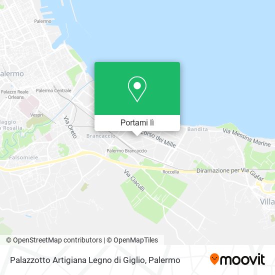 Mappa Palazzotto Artigiana Legno di Giglio