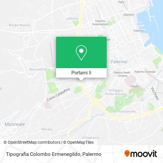 Mappa Tipografia Colombo Ermenegildo