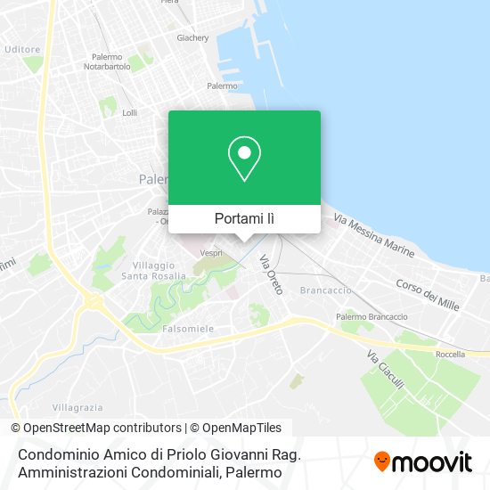 Mappa Condominio Amico di Priolo Giovanni Rag. Amministrazioni Condominiali