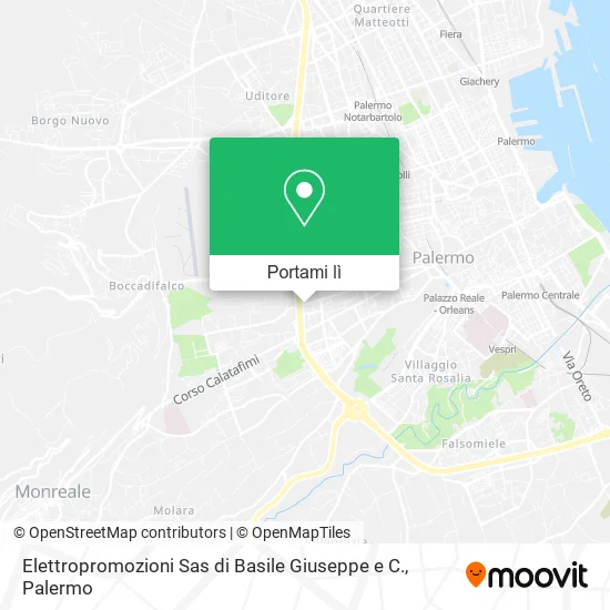 Mappa Elettropromozioni Sas di Basile Giuseppe e C.