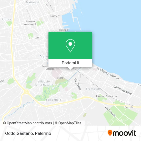 Mappa Oddo Gaetano