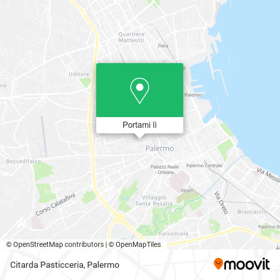 Mappa Citarda Pasticceria