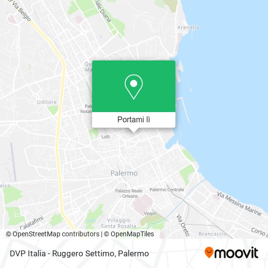 Mappa DVP Italia - Ruggero Settimo