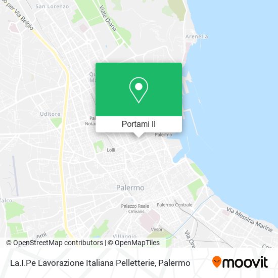 Mappa La.I.Pe Lavorazione Italiana Pelletterie