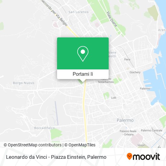 Mappa Leonardo da Vinci - Piazza Einstein