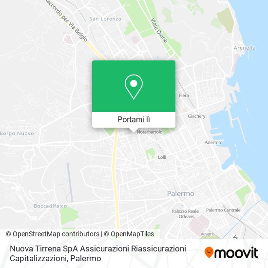 Mappa Nuova Tirrena SpA Assicurazioni Riassicurazioni Capitalizzazioni