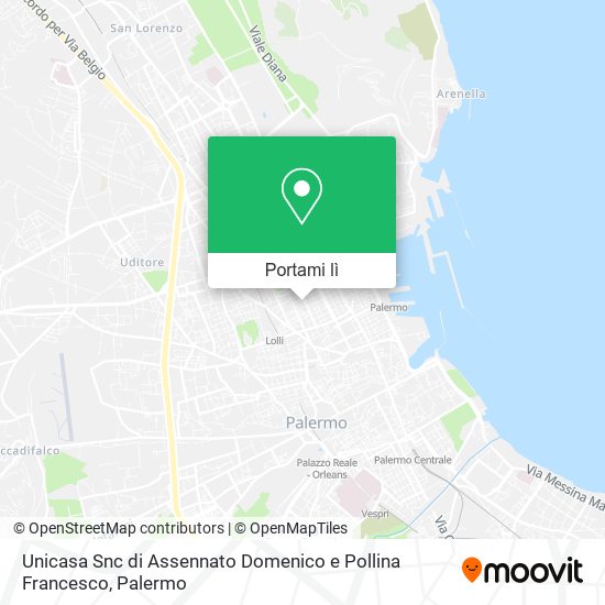 Mappa Unicasa Snc di Assennato Domenico e Pollina Francesco