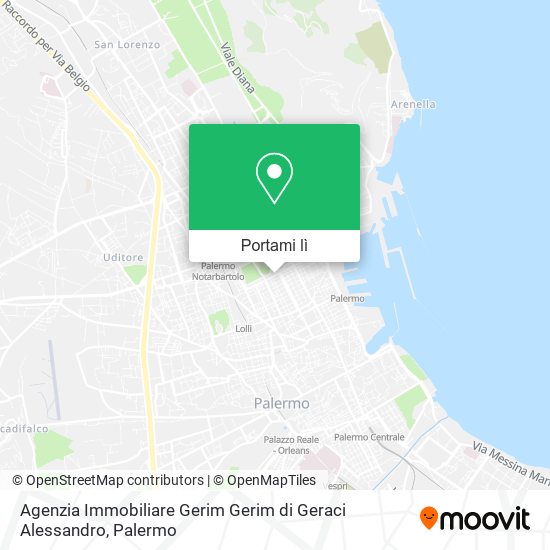 Mappa Agenzia Immobiliare Gerim Gerim di Geraci Alessandro