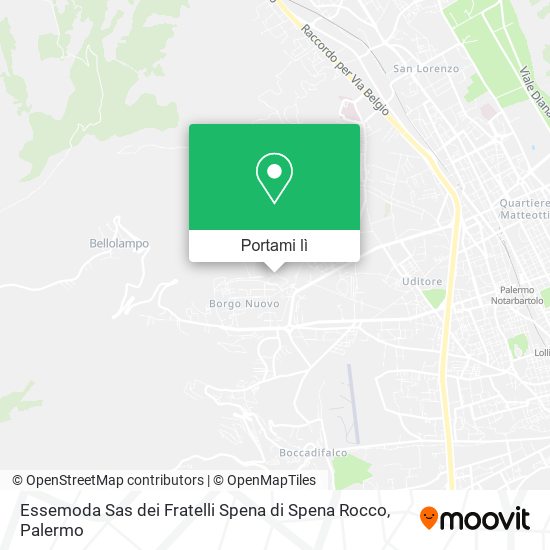 Mappa Essemoda Sas dei Fratelli Spena di Spena Rocco